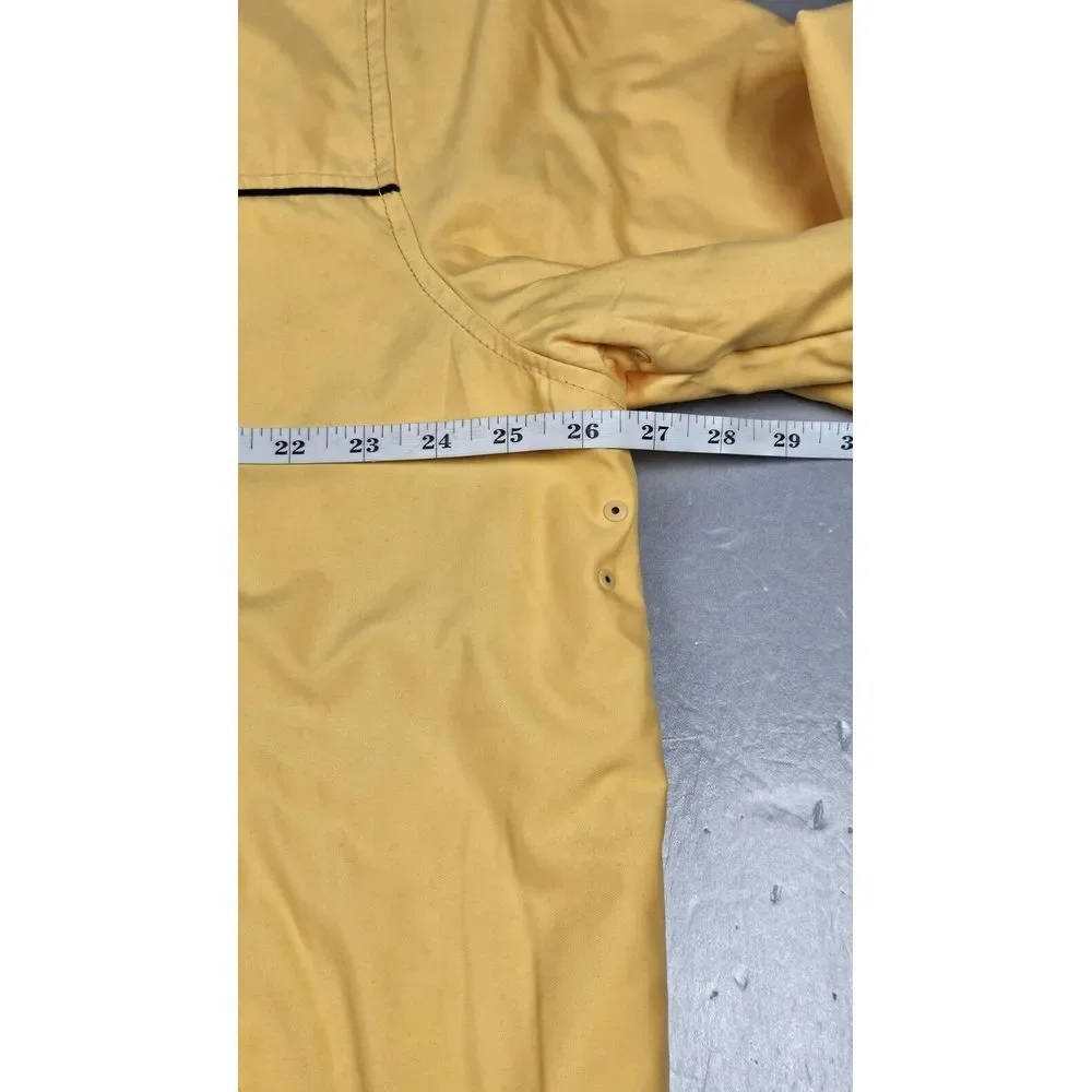 Tommy Hilfiger Jacket Mens XL. Vintage Athletic Yellow‎ Long Sleeve Full Zip.